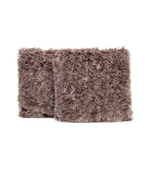 Decorative Pillowcase “Brown Fluffy” 1 pc. Pillowcases 40x40