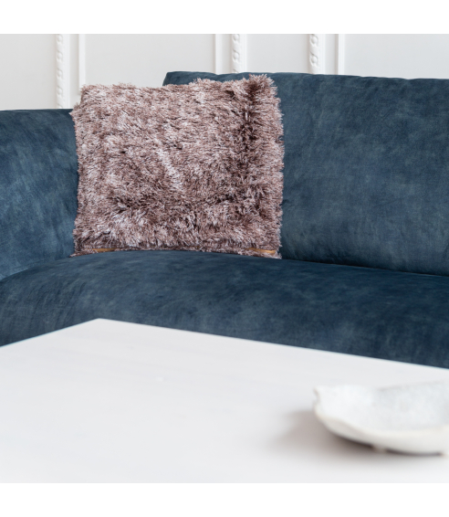 Decorative Pillowcase “Brown Fluffy” 1 pc. Pillowcases 40x40