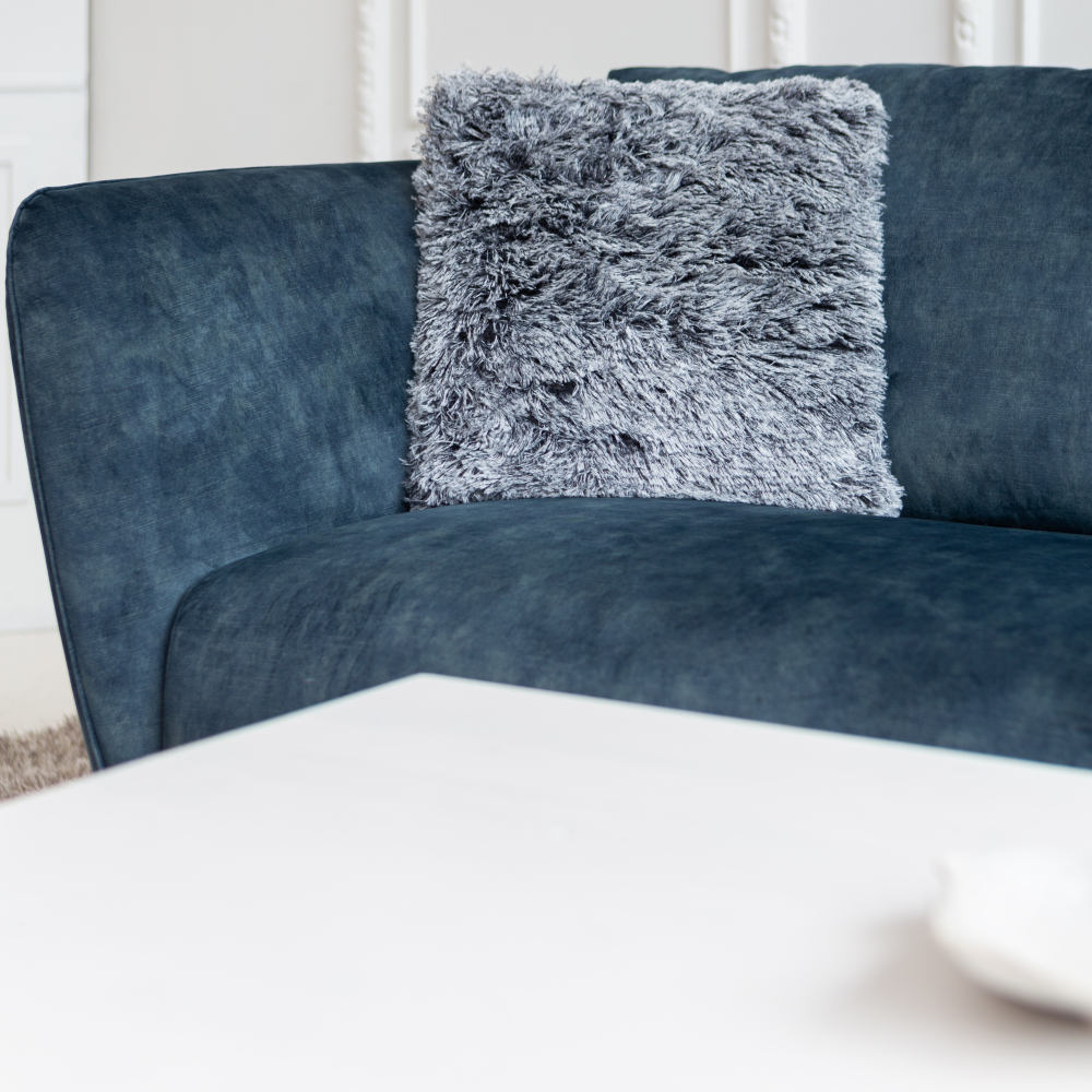 Decorative pillowcase “Grey Fluffy” 1 pc.