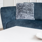Decorative pillowcase “Grey Fluffy” 1 pc.
