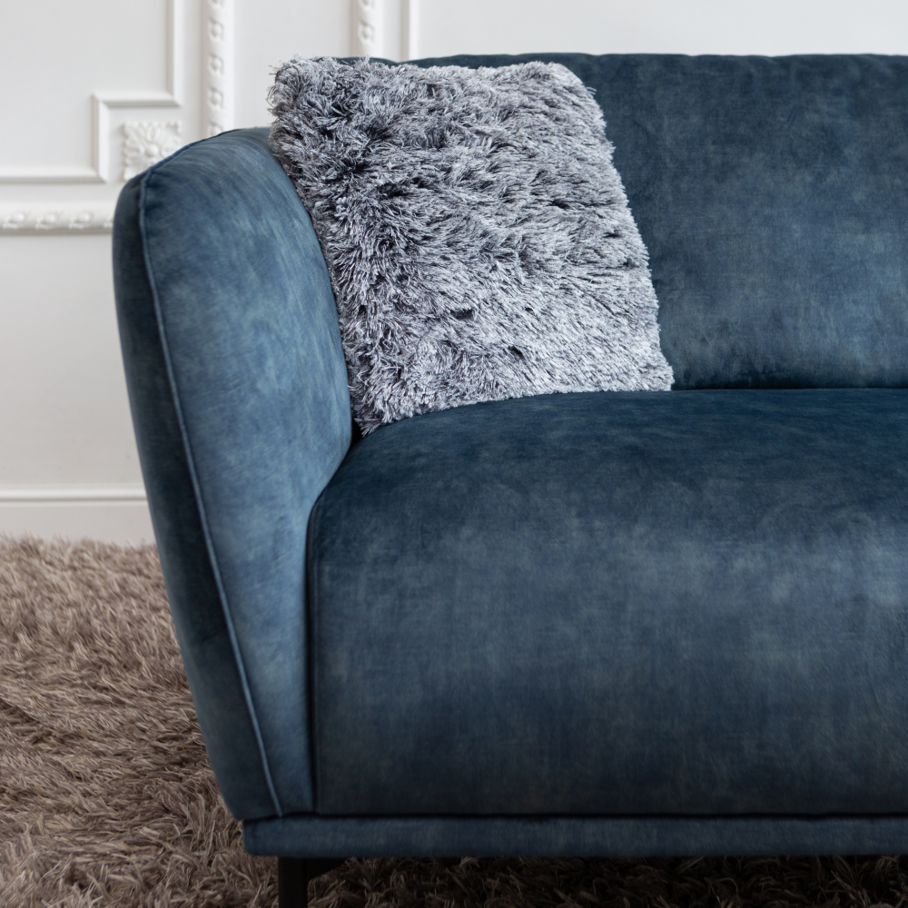 Decorative pillowcase “Grey Fluffy” 1 pc.