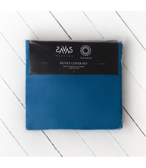 Premium Sateen Bedding Set „Turquoise“. Satin bedding sets