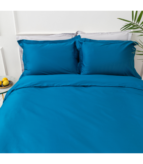 Premium Sateen Bedding Set „Turquoise“. Satin bedding sets