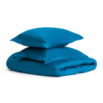 Premium Sateen Bedding Set „Turquoise“. Blue bedding sets, 200x200 cm