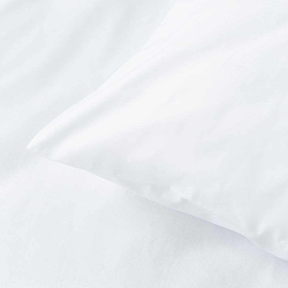 Bedding Set „Pearl“. Bedding sets 135x200, 140x200 cm, 150x200 cm, 160x200 cm, 180x200 cm, 200x200 cm, 200x220 cm, 220x240 cm. Pure white bedding set, adding brightness to your bedroom decor.