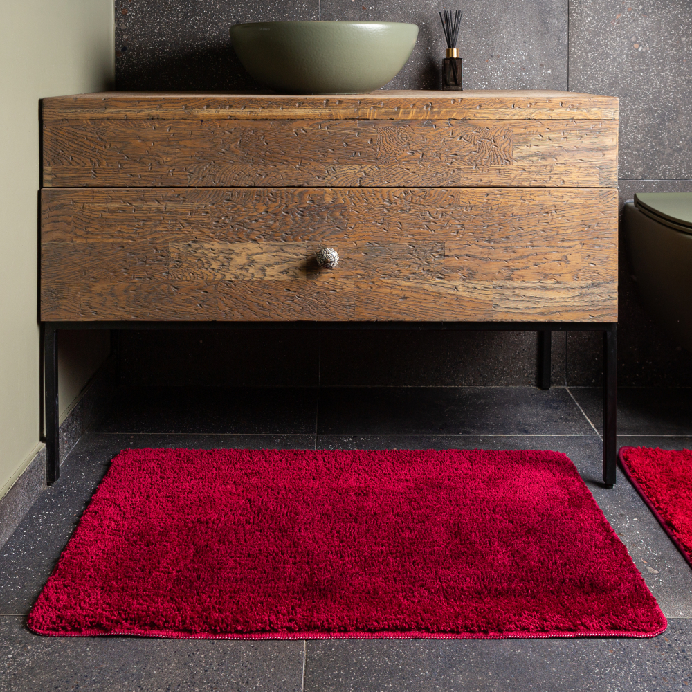 Bathroom mat “Crimson”, 55x90 cm
