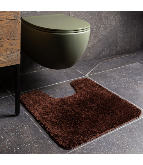 Toilet mat “Brunette”. Bath mats