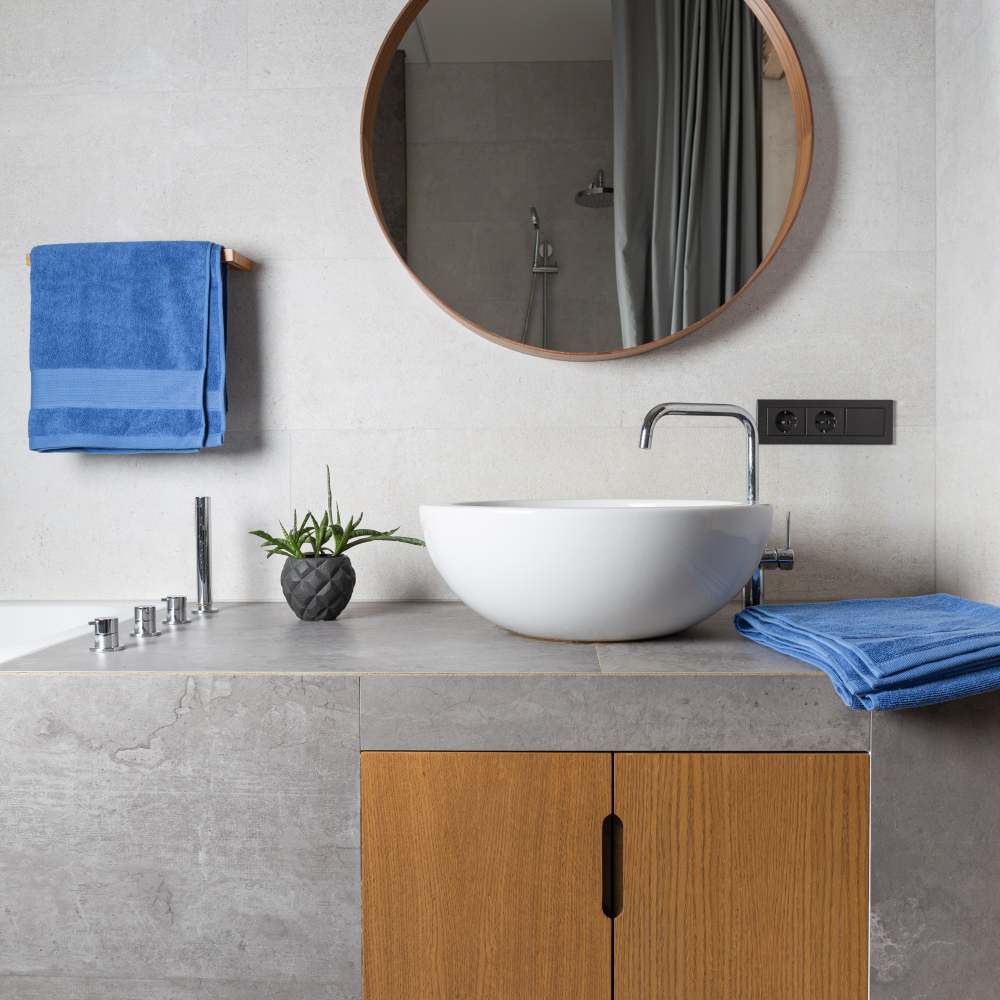 Bath towel “Dark Blue”, 70x140 cm