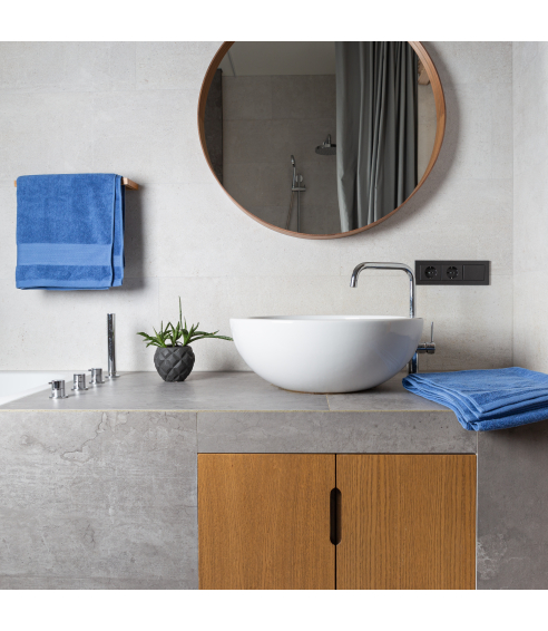 Bath towel “Dark Blue”