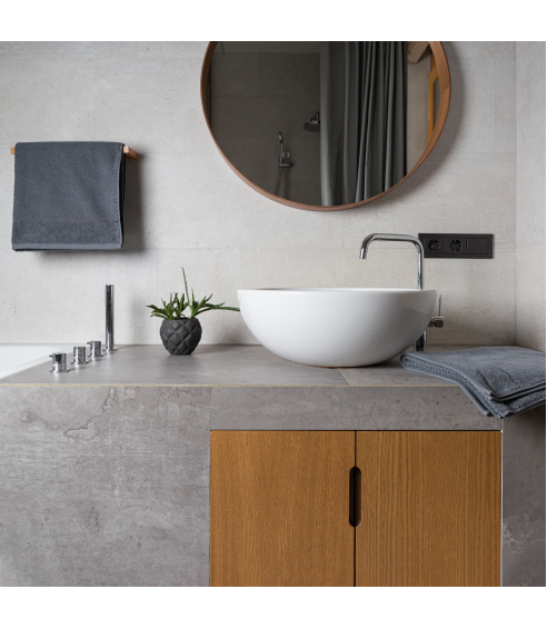 Bath towel “Dark Grey”