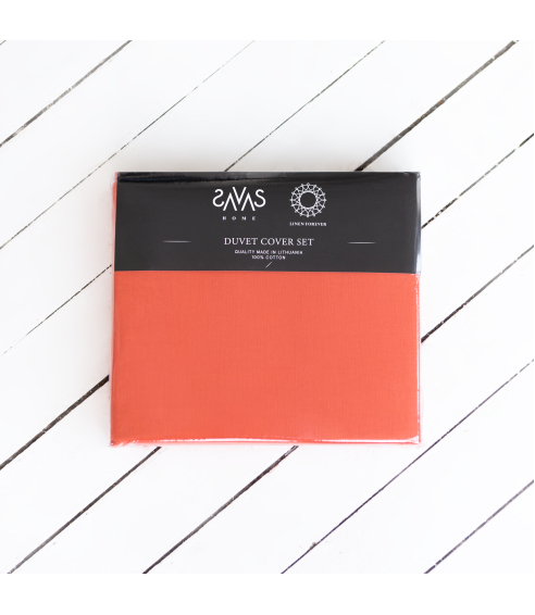 Bedding Set „Orange rust“. Cotton bedding sets