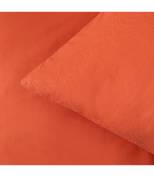 Bedding Set „Orange rust“. Cotton bedding sets