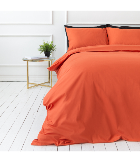 Bedding Set „Orange rust“. Cotton bedding sets
