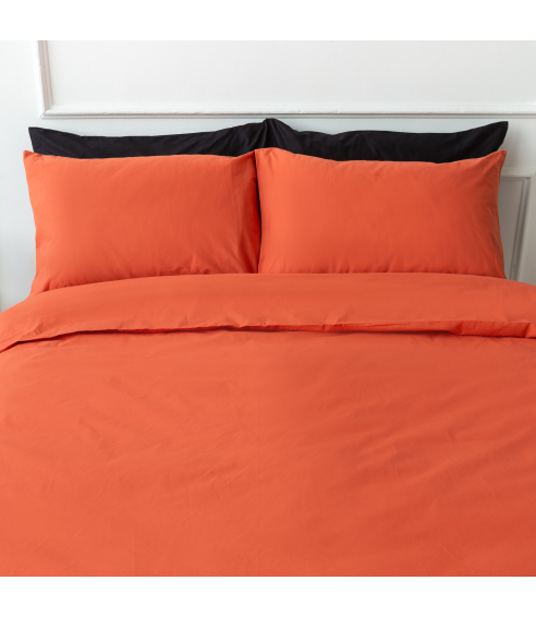 Bedding Set „Orange rust“. Cotton bedding sets