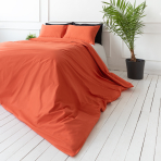 Bedding Set „Orange rust“. Bedding sets 160x200, 140x200 cm, 160x200 cm, 200x200 cm