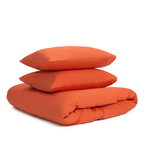Bedding Set „Orange rust“. Cotton bedding sets