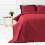 Beddging Set „Ruby“. Red bedding sets, 140x200 cm
