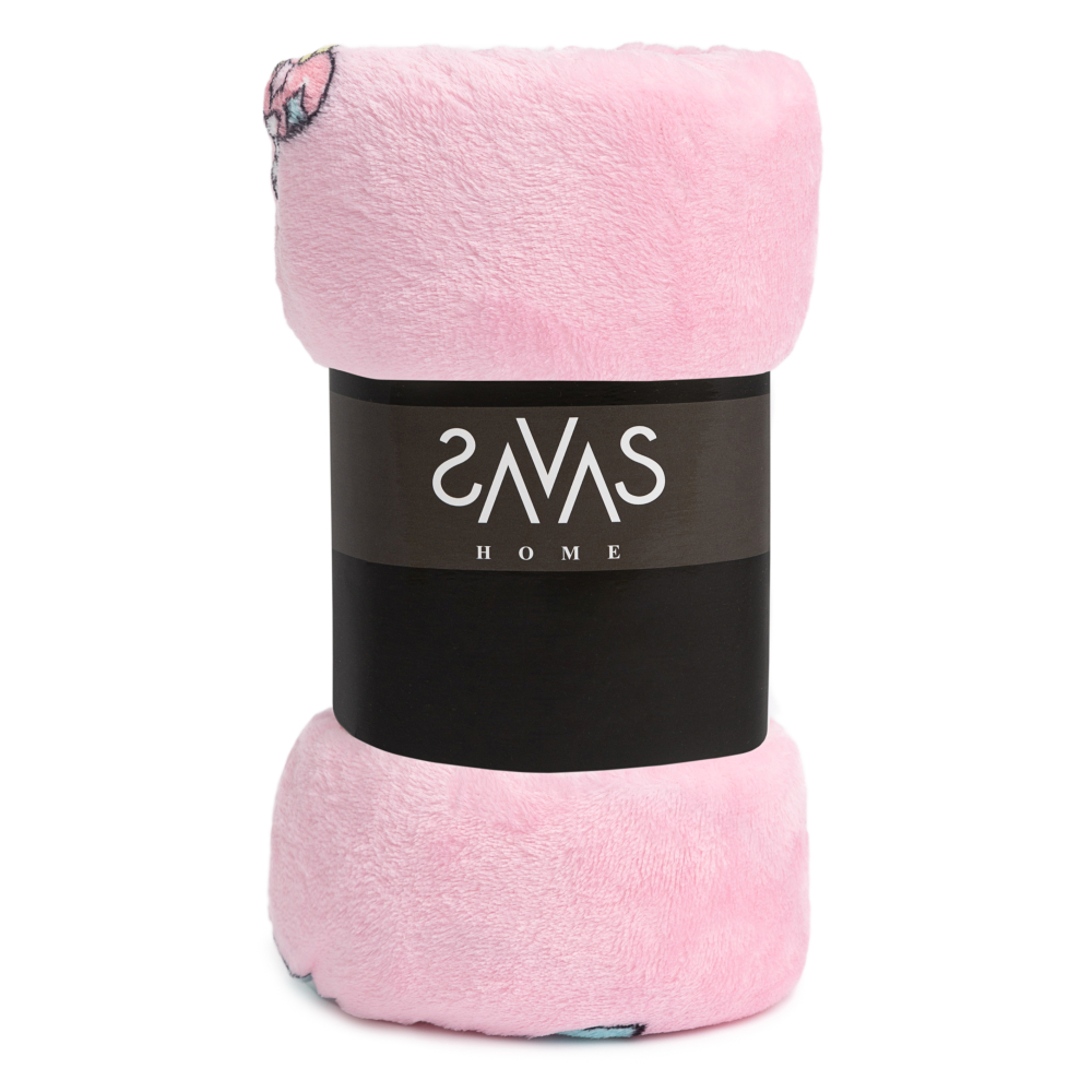 Kids’ blanket „Unicorn“. Kids bedding, 100x150 cm