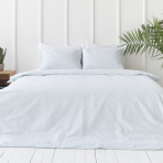 Bedding Set „Arctic stripes“. Cotton bedding sets, 140x200 cm, 160x200 cm. Elegant and fresh bedding design in a calm color.