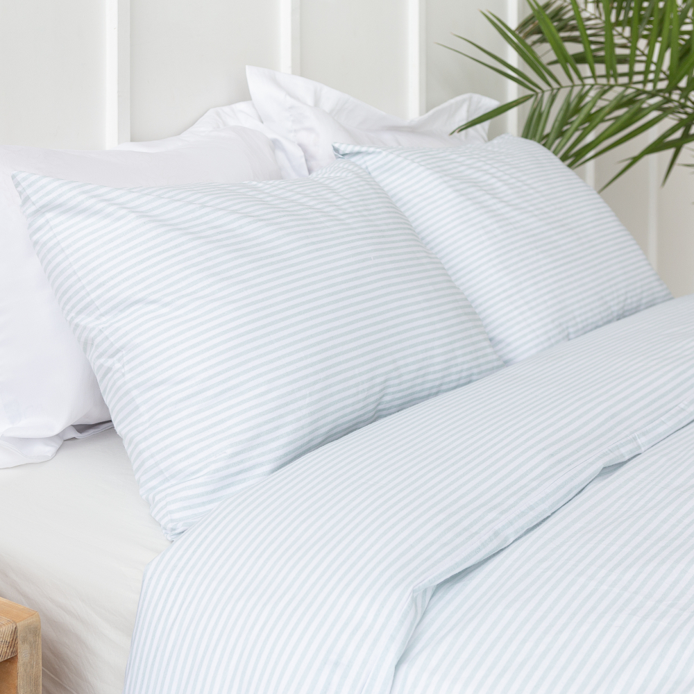 Bedding Set „Arctic stripes“. Cotton bedding sets, 140x200 cm, 160x200 cm