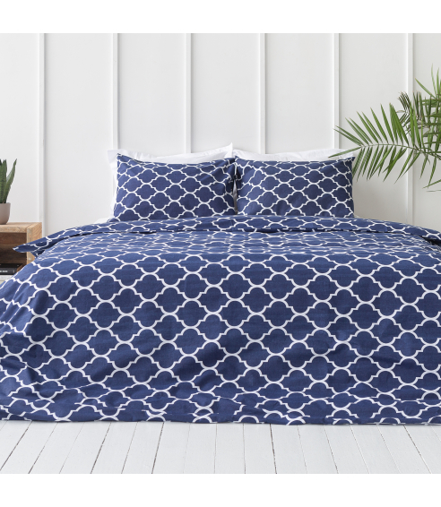 Bedding Set „Morocco dark blue“. Cotton bedding sets