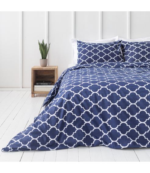 Bedding Set „Morocco dark blue“. Cotton bedding sets