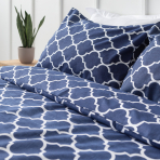 Bedding Set „Morocco dark blue“. Blue bedding sets, 140x200 cm