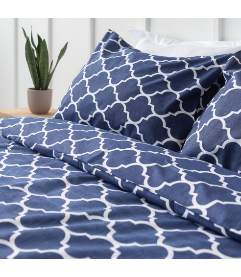 Bedding Set „Morocco dark blue“. Cotton bedding sets