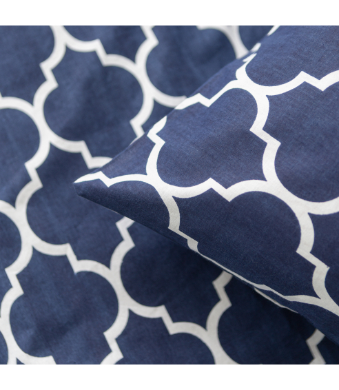 Bedding Set „Morocco dark blue“. Cotton bedding sets