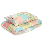 Children’s Bedding Set „Blonde“. Orange bedding sets, 140x200 cm