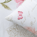Bedding Set „Bloom“. Bedding sets with plants, 140x200 cm. Soft children's bedding with flower design
