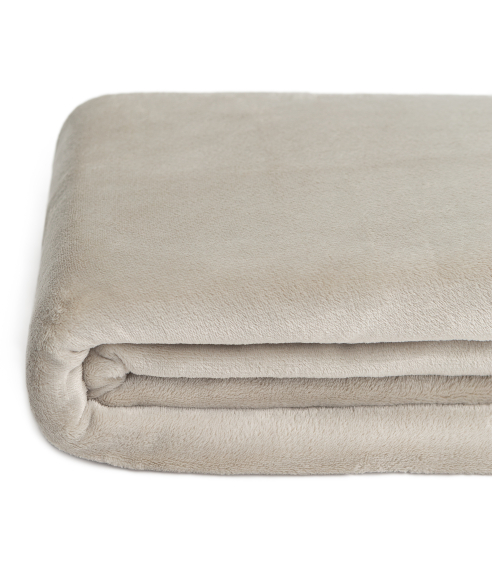 Plaid „Light grey“. Blankets