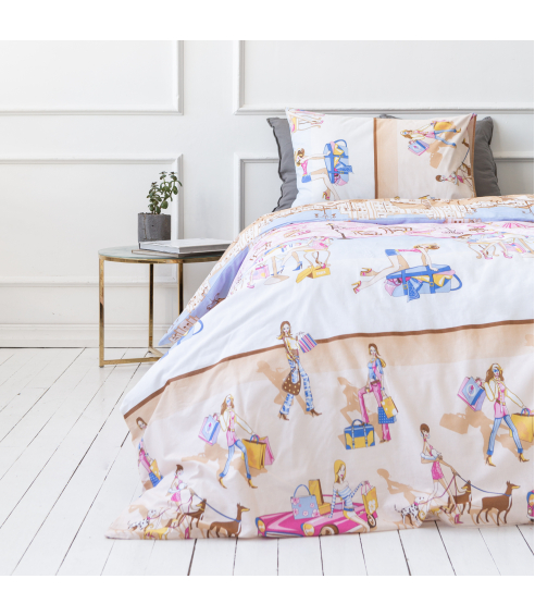 Children’s Bedding Set „Shopping”. Cotton bedding sets