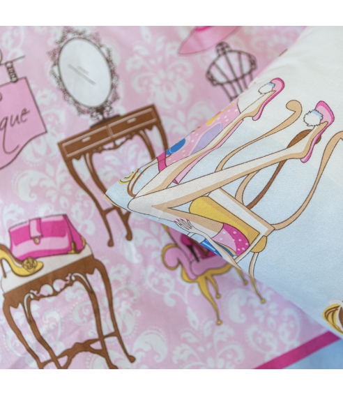 Children’s Bedding Set „Shopping”. Cotton bedding sets