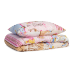 Children’s Bedding Set „Shopping”. Patterned bedding sets, 140x200 cm, 160x200 cm