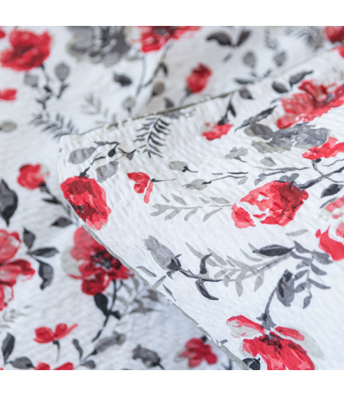 Cotton seersucker bedding set „Maki“. Cotton bedding sets