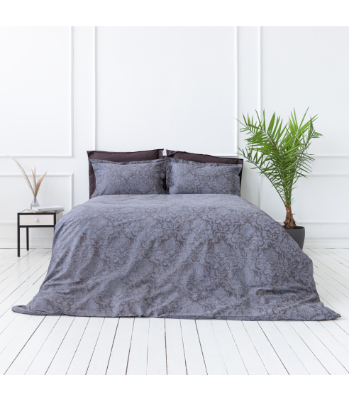Premium Sateen Bedding Set „Cacao light“. Satin bedding sets