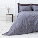 Premium Sateen Bedding Set „Cacao light“. Patterned bedding sets, 140x200 cm, 200x200 cm, 200x220 cm