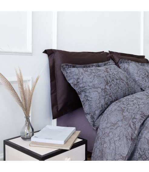 Premium Sateen Bedding Set „Cacao light“. Satin bedding sets