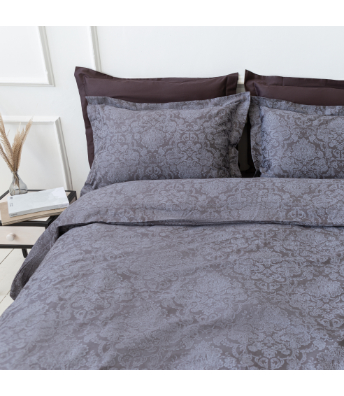 Premium Sateen Bedding Set „Cacao light“. Satin bedding sets