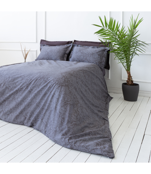 Premium Sateen Bedding Set „Cacao light“. Satin bedding sets