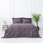 Premium Sateen Bedding Set „Cacao“. Satin bedding sets, 200x220 cm
