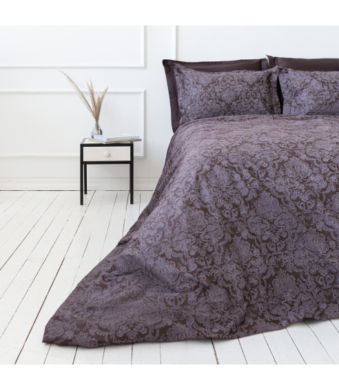 Premium Sateen Bedding Set „Cacao“. Satin bedding sets