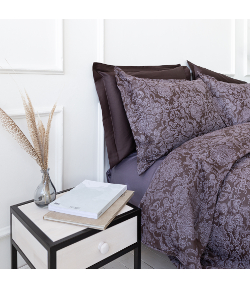 Premium Sateen Bedding Set „Cacao“. Satin bedding sets