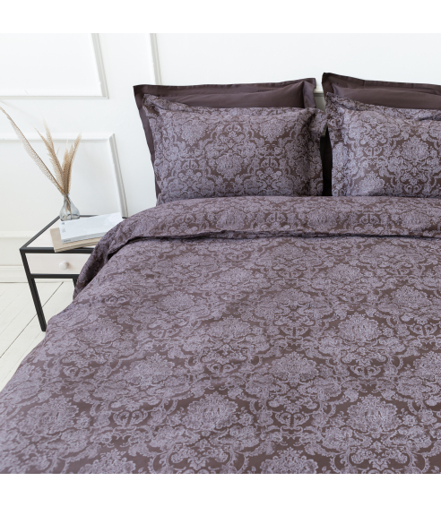 Premium Sateen Bedding Set „Cacao“. Satin bedding sets