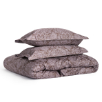 Premium Sateen Bedding Set „Cacao“. Satin bedding sets, 200x220 cm