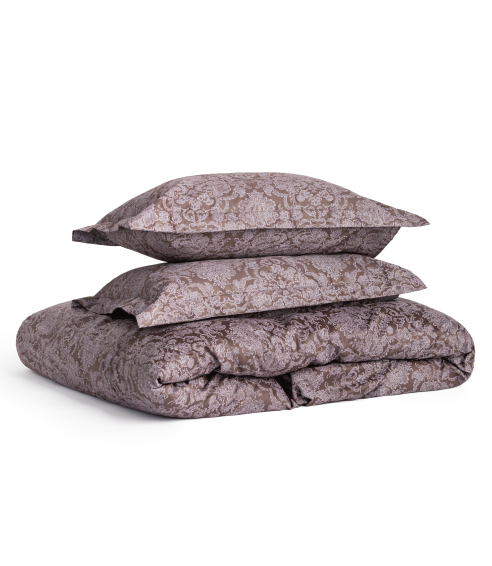 Premium Sateen Bedding Set „Cacao“. Satin bedding sets