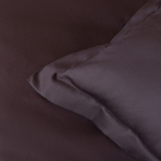 Premium Sateen Bedding Set „Chocolate“. Brown bedding sets, 140x200 cm, 200x200 cm, 200x220 cm