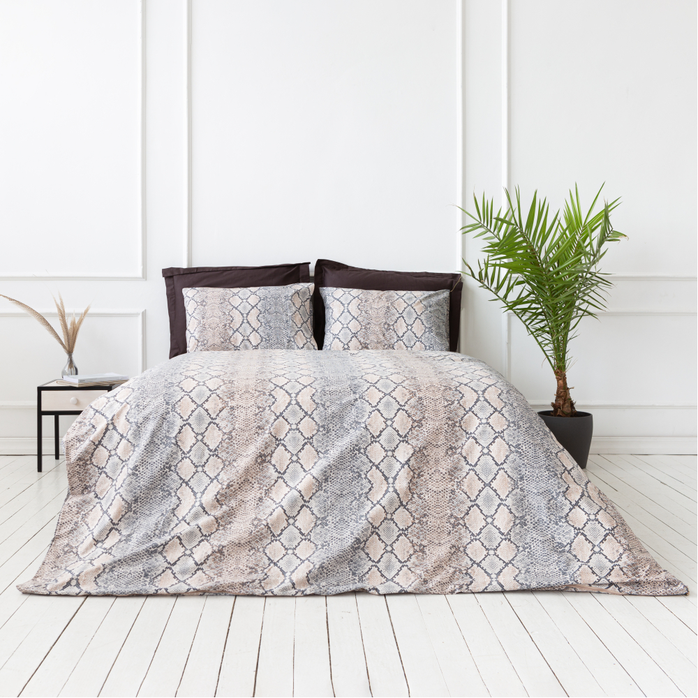 Bedding Set „Snakeskin“. Bedding sets with animal print, 200x220 cm