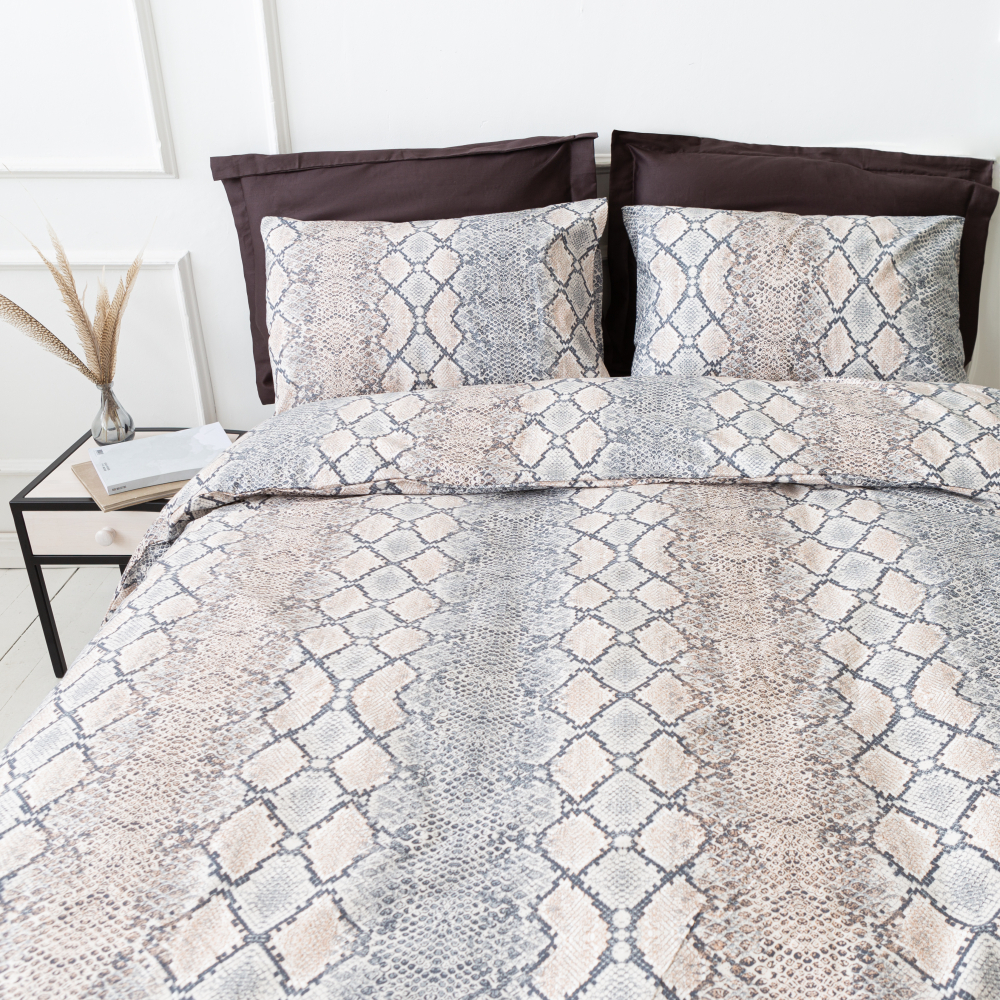 Bedding Set „Snakeskin“. Bedding sets with animal print, 200x220 cm
